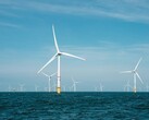 An image of some offshore wind turbines (Image source: Jesse De Meulenaere; cropped)