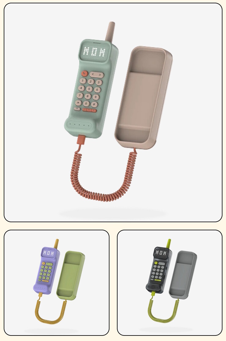 The Waffle Home phone comes in three colorways - Mint Green, Purple Gumdrop, and Graphite Black.