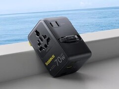 The Baseus EnerCore CG11 Universal Travel Adapter (pictured) is now available in the US. (Image source: Baseus)