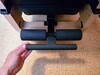 The extendable handle helps with abdominal muscle training