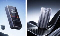 FiiO&#039;s latest headphone amplifier features a carbon fiber housing. (Image source: FiiO)