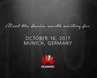 Huawei Mate 10 mid-October launch event invitation