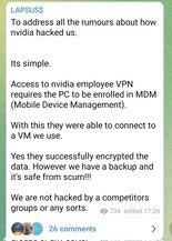 Nvidia hack. (Image source: @S0ufi4n3)
