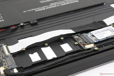 Free secondary M.2 slot sits adjacent to the primary M.2 slot