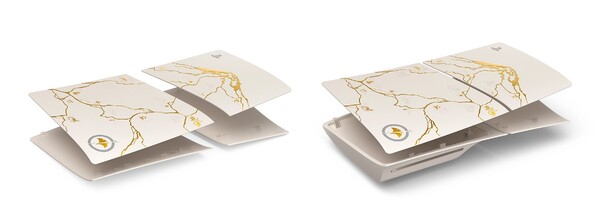 Ghost of Yotei console covers for the PS5 Pro and PS5. (Image source: PlayStation)
