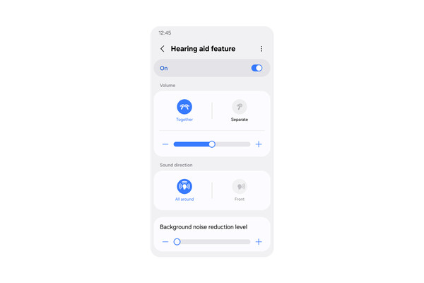 Users will have access to features available on premium hearing aids.