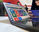 The foldable Lenovo ThinkPad X1 was on show in China. (Image source: Lenovo/ITHome)