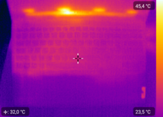 Heat generation top (idle)