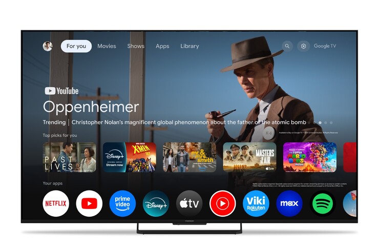 The 75 inch Thomson MG7C15 MiniLED Google TV. (Image source: Thomson)