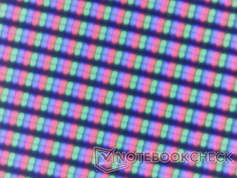 Glossy RGB subpixel array