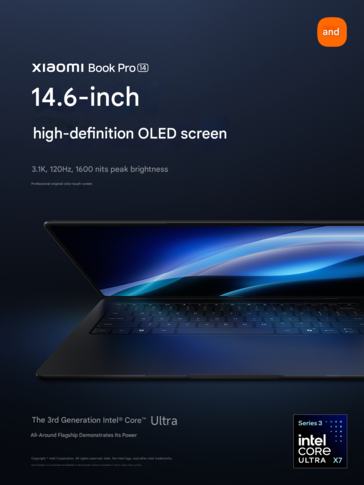 The OLED display of the laptop (machine translated)