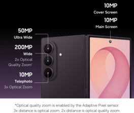 Z Fold8 Ultra camera details