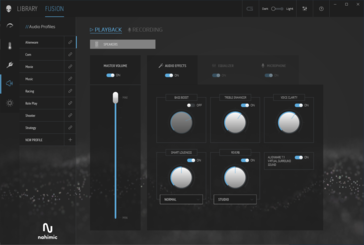 Nahimic sound effects in Alienware Command Center