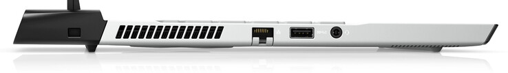 Left: Kensington, LAN, USB-A 3.0, headset audio jack (image source: Dell)