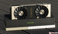 The last RTX Titan card from Nvidia was based on the Turing architecture. (Source: Notebookcheck) 