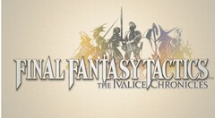 The official logo for Final Fantasy Tactics: The Ivalice Chronicles, featuring character silhouettes from the remastered tactical RPG (Image source: Square Enix Press Site)