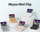 The Miyoo Mini Flip in its five launch colours. (Image source: Miyoo - edited)