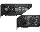 Gigabyte RTX 5060 Ti (left) and RTX 5060 (right).