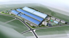 New 10 GWh solid-state battery factory in China (render: Judian/SCMP)