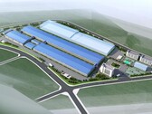 New 10 GWh solid-state battery factory in China (render: Judian/SCMP)