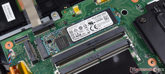 SSD inside the system