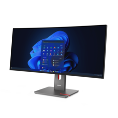 The P34WD-40 is a widescreen monitor with a variable refresh rate. (Image source (for all): Lenovo)