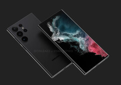 The Galaxy S23 Ultra appears to be an iterative update over the Galaxy S22 Ultra. (Image source: @OnLeaks & Smartprix)