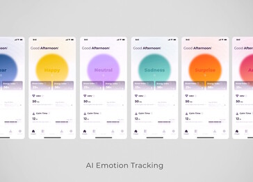 The Piex Pendant collects and logs the emotional and physical state of users throughout the day. (Image source: Piex AI)