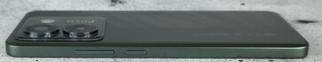 right side of the chassis (buttons: volume, power)