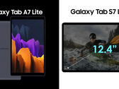 Samsung will release at least two new tablets in June 2021, both of them Lite models. (Image source: WalkingCat)