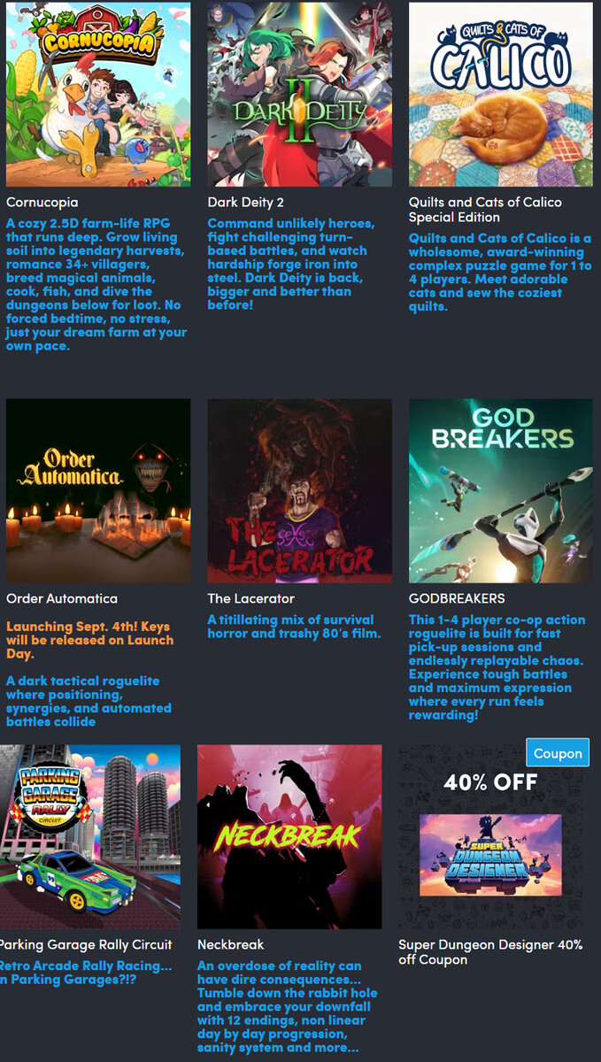 All the games included in the Pax West 2026 bundle