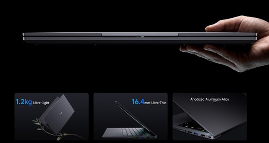 Design highlights of the laptop