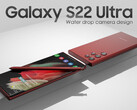 The Galaxy S22 Ultra will do away with a large camera housing. (Image source: LetsGoDigital & Technizo Concept)