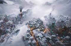 Frostpunk 2 lets players build much larger cities than the first part. (Image: 11 Bit Studios)