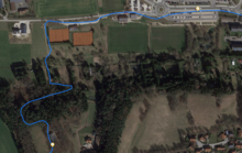 GPS Garmin Edge 500 - woods