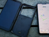 The LG V50 ThinQ and its optional dual-screen case. (Source: Finder)