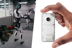 2024's tech community April Fool's jokes went all-in on AI and kicking small phones while they're down. (Image source: MKBHD on X / Nothing on X)