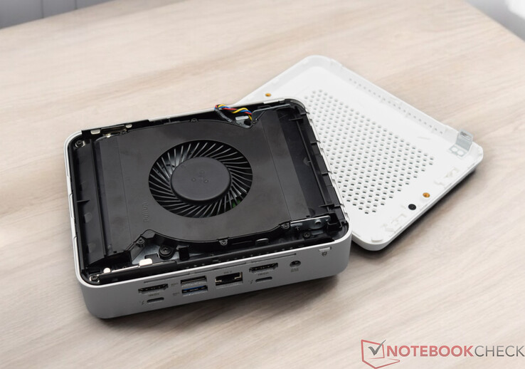 Asus NUC 14 Pro+ with the underside removed
