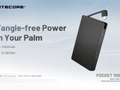 Nitecore's new Pocket 1000 power bank has an integrated USB-C cable (Image source: Nitecore)