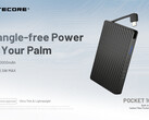 Nitecore's new Pocket 1000 power bank has an integrated USB-C cable (Image source: Nitecore)