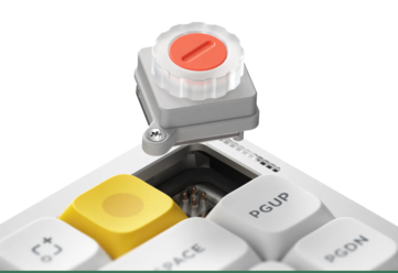 NuPhy Air75 V3 swappable knob module. (Image source: NuPhy)
