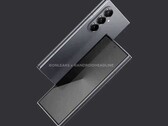 The Samsung Galaxy Z Fold7 is said to have a much thinner body. (Image source: @OnLeaks / Android Headlines)