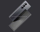The Samsung Galaxy Z Fold7 is said to have a much thinner body. (Image source: @OnLeaks / Android Headlines)