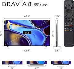 Sony Bravia 8 (K-55XR80) 2024 OLED TV (Image source: Sony)