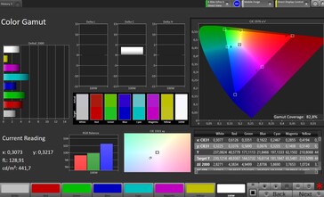 CalMAN sRGB color space