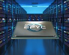 The EPYC 7643 Milan processor has a 225 W TDP. (Image source: AMD/Masterdc - edited)