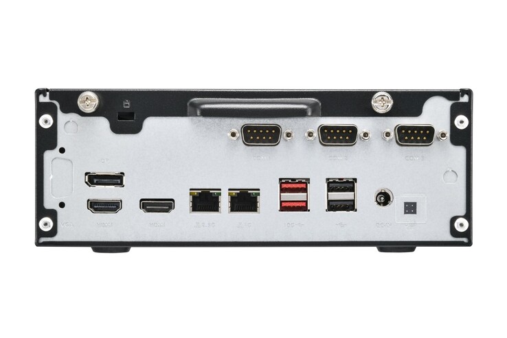 The Shuttle XH810 also sports triple COM ports.
