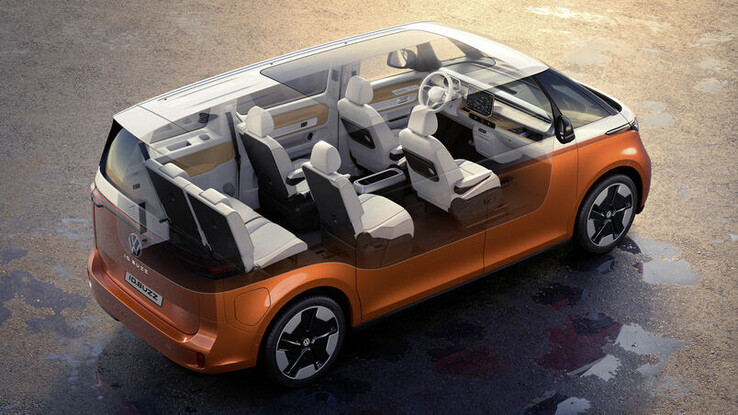 The ID. Buzz LWB's seat layout. (Source: Volkswagen)