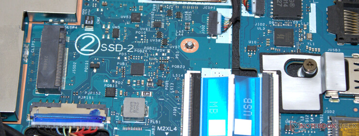 There is also a slot for a second SSD.