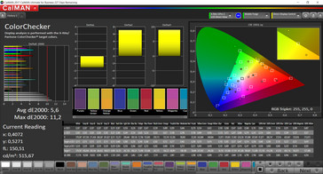 CalMAN - color accuracy